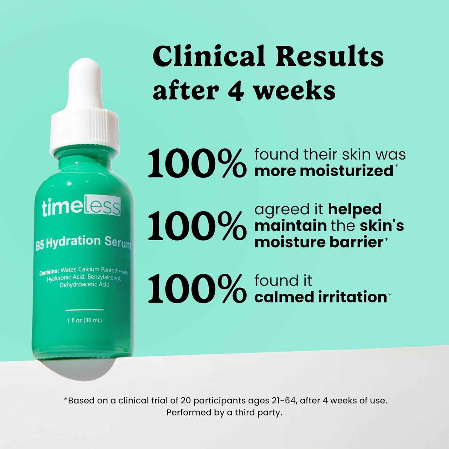 Timeless Vitamin B5 Serum with Hyaluronic Acid 30ml - Best for Hydration 4 Timeless Vitamin B5 Serum with Hyaluronic Acid 30ml - Best for Hydration - Image 4