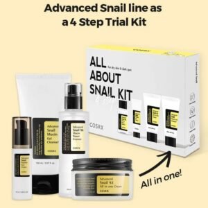 COSRX All About Snail Trial Kit – The Ultimate 4-Step Skincare Routine for Glowing, Youthful Skin 6 2 2