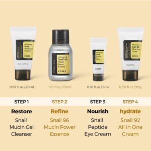 COSRX All About Snail Trial Kit – The Ultimate 4-Step Skincare Routine for Glowing, Youthful Skin 8 4