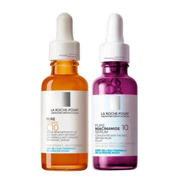 La Roche-Posay Pure Niacinamide 10 Serum & Pure Vitamin C10 Serum